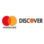 Mastercard and Discover logos indicating accepted online payment methods